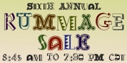 Rummage Sale font download