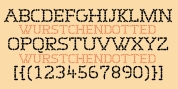 Wurstchen font download