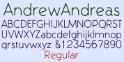 AndrewAndreas font download