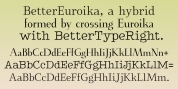 BetterEuroika font download