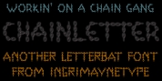 ChainLetter font download