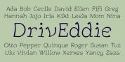Drive Eddie font download