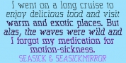 Seasick font download