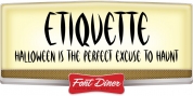 Etiquette font download