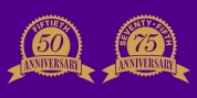 Anniversary Seals font download