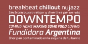 Downtempo font download