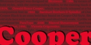 Cooper BT font download