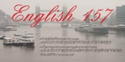 English 157 font download