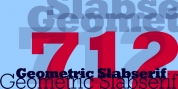 Geometric Slabserif 712 font download