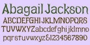 Abagail Jackson font download