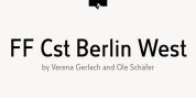 FF Cst Berlin West font download