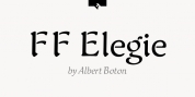 FF Elegie font download