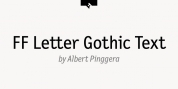 FF Letter Gothic Text font download
