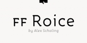 FF Roice font download