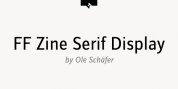 FF Zine Serif Display font download