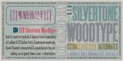 Silvertone Woodtype font download