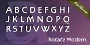 Rotate Modern font download