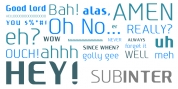 Subinter font download