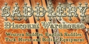 Saddlery font download