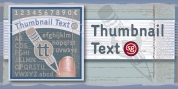Thumbnail Text SG font download