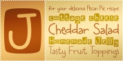 Cheddar Salad BTN font download