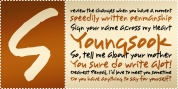 Youngsook BTN font download