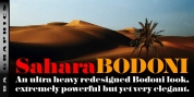 Sahara Bodoni font download
