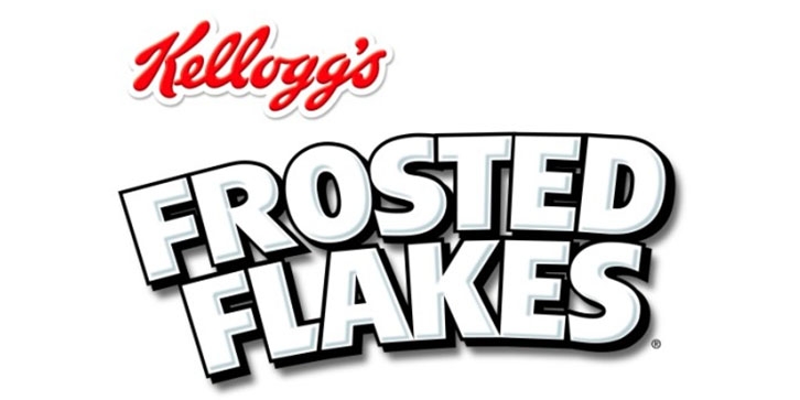 What Font Does Kellogg's Frosted Flakesd Use For The Logo?