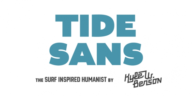 Tide Sans font preview