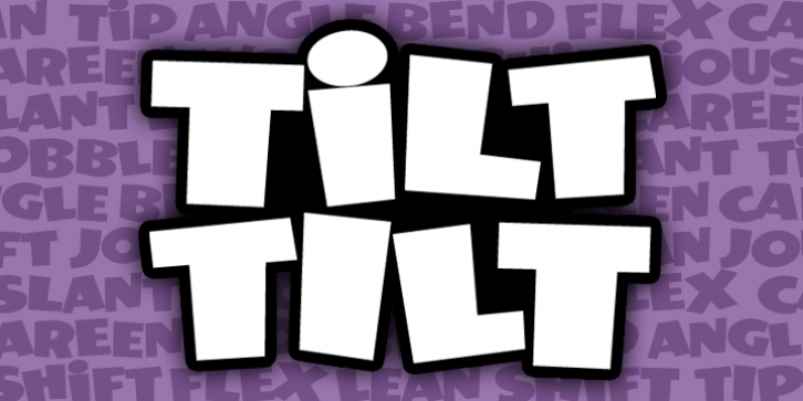 TILT font preview