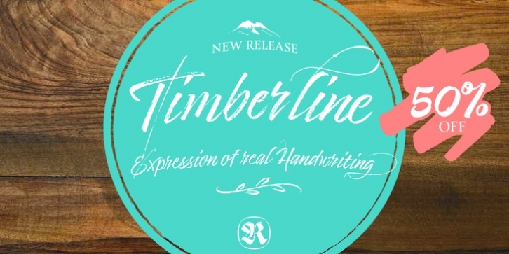 Timberline font preview