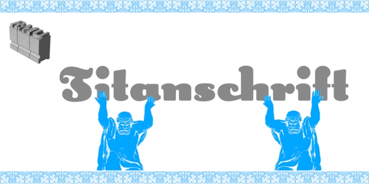 Titanschrift font preview