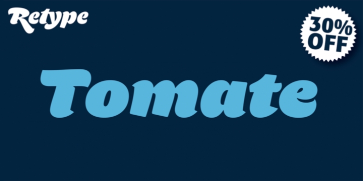 Tomate font preview