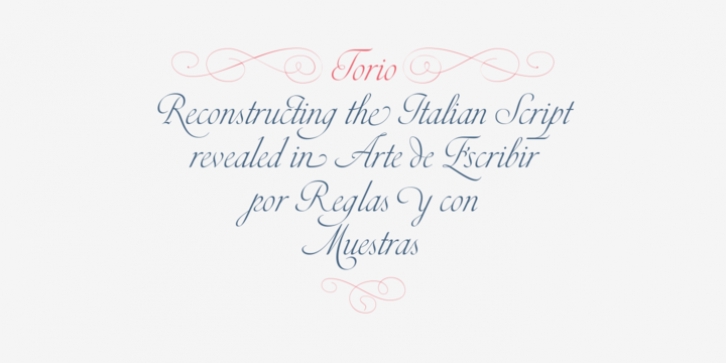 Torio font preview