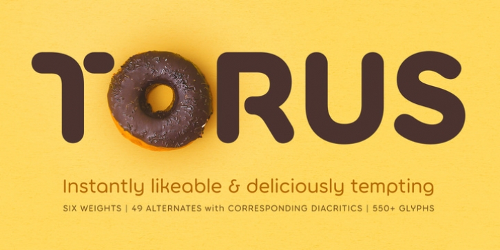 Torus font preview