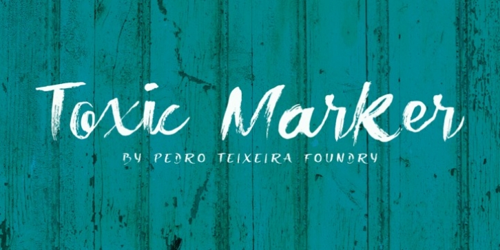 Toxic Marker font preview