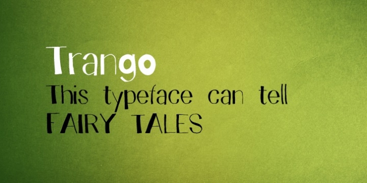 Trango font preview