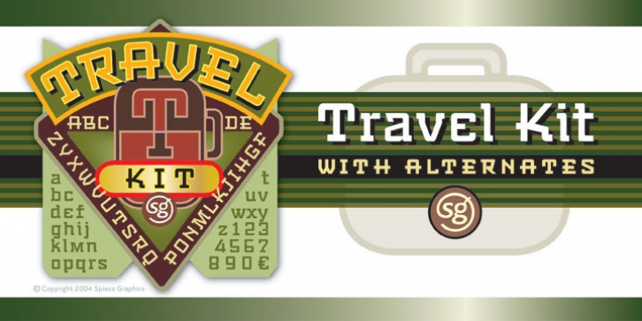 Travel Kit SG font preview