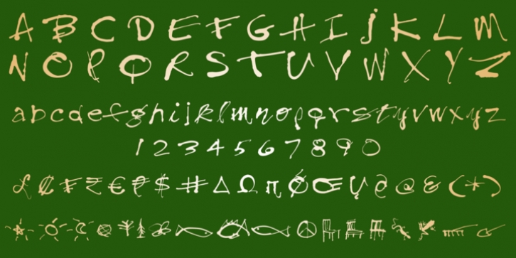 Treefrog font preview