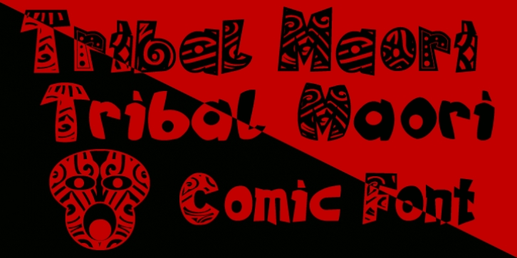 TribalMaori font preview
