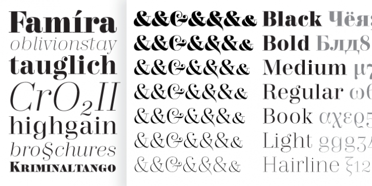 Trivia Serif font preview