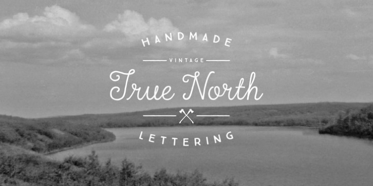 True North font preview