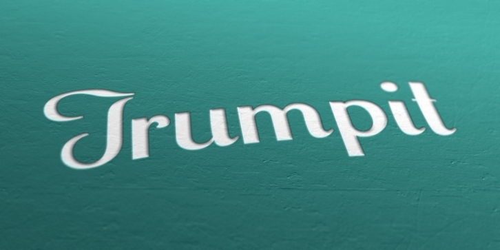 Trumpit font preview