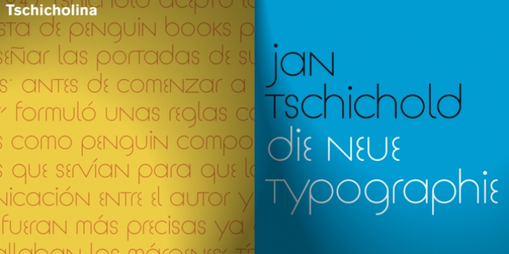 Tschicholina font preview