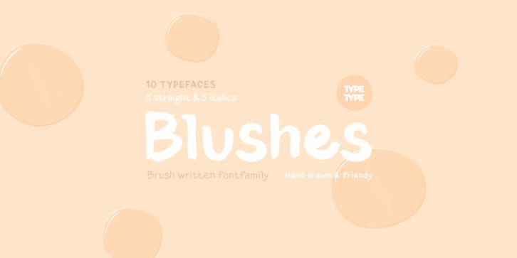 TT Blushes font preview