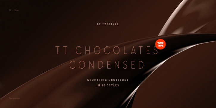 TT Chocolates Condensed font preview