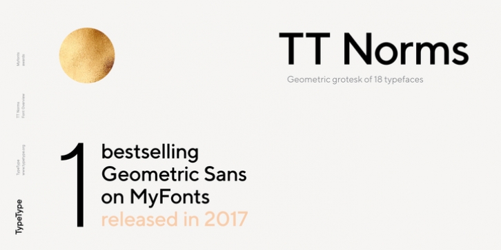 TT Norms font preview