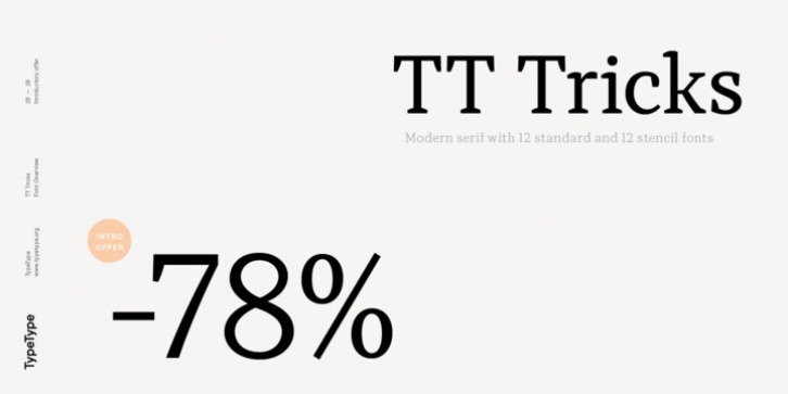 TT Tricks font preview