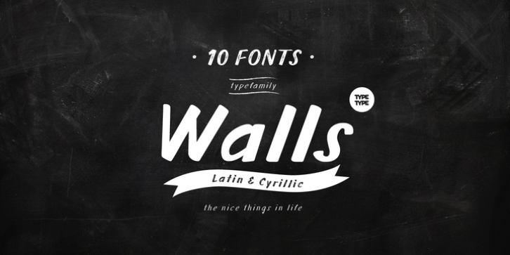 TT Walls font preview