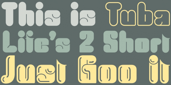 Tuba font preview